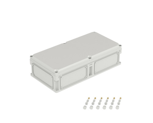 Корпус RAM box без МП 600х300х160 мм, с фланцами, непрозрачная крышка высотой 35 мм, IP67 563310 | Корпус RAM box без МП 600х300х160 мм, с фланцами, непрозрачная крышка высотой 35 мм, IP67