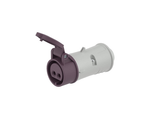 Розетка кабельная CS IP44 32A 2P 25В CS024-032-02 | Розетка кабельная CS IP44 32A 2P 25В