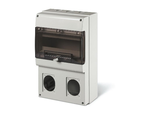 Корпус на 12 модулей и 2 поста с основанием 70х87 мм. Тип M400 DIS6723300 | Корпус на 12 модулей и 2 поста с основанием 70х87 мм. Тип M400