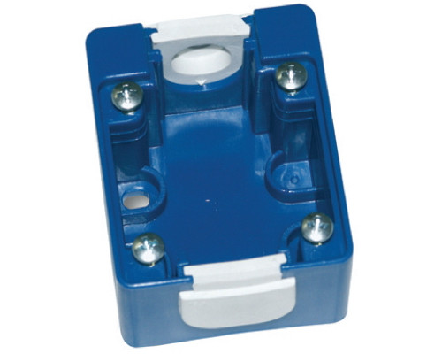 Коробка монтажная для розетки встраиваемой. Серая. IP44 DISB038GR | Коробка монтажная для розетки встраиваемой. Серая. IP44