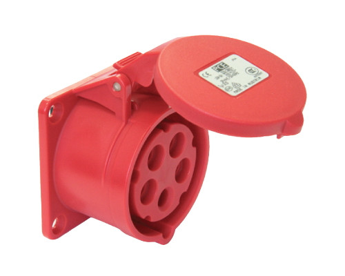 Розетка скрытой установки IP44 16A 3P+E 400V DISF040164 | Розетка скрытой установки IP44 16A 3P+E 400V