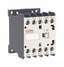 Миниконтактор YON DMC009 9A 4кВт AC3 3P кат. 12В DC 1НО