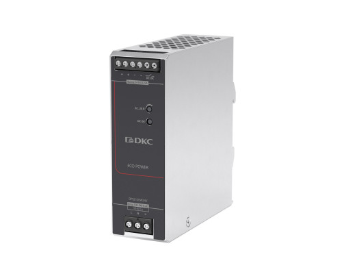 Источник питания ECO POWER, однофазный, 120Вт, 5А, 24В DPSL120W24V | Источник питания ECO POWER, однофазный, 120Вт, 5А, 24В