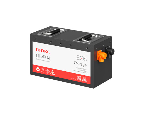LFP накопитель энергии EOS Storage 25 В/50 Ач/1.28 кВтч, мет.корпус ESS025M050E | LFP накопитель энергии EOS Storage 25 В/50 Ач/1.28 кВтч, мет.корпус