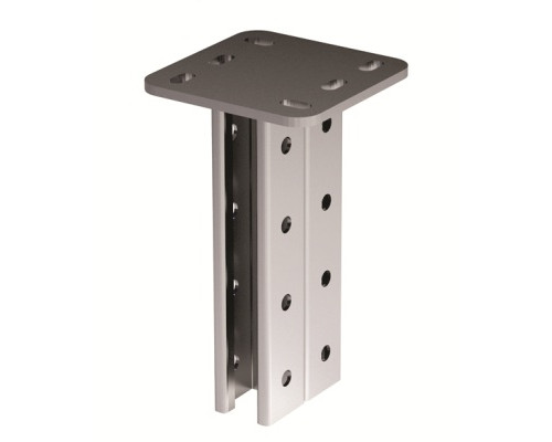 Вертикальный подвес двойной 41х41, L2000, INOX 304 IBSD4120C | Вертикальный подвес двойной 41х41, L2000, INOX 304
