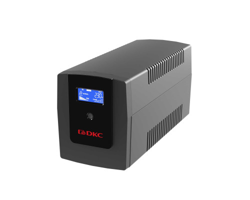 Линейно-интерактивный ИБП ДКС серии Info LCD, 1500 ВА/900 Вт, 1/1, 3xSchuko, USB + RJ45, LCD, 2x8Aч INFOLCD1500S | Линейно-интерактивный ИБП ДКС серии Info LCD, 1500 ВА/900 Вт, 1/1, 3xSchuko, USB + RJ45, LCD, 2x8Aч