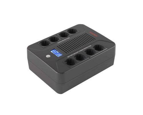 Линейно-интерактивный ИБП ДКС серии Info PDU, 800 ВА/480Вт,1/1,8xSchuko, LCD, 1x8Aч INFOPDU800LCD | Линейно-интерактивный ИБП ДКС серии Info PDU, 800 ВА/480Вт,1/1,8xSchuko, LCD, 1x8Aч