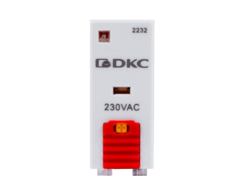 Реле миниатюрное промышленное, 2CO, ком. ток 8А, AgSnO2, напряжение 230V AC, опция: тест-кнопка+светодиод IR-230AC-2CO-D | Реле миниатюрное промышленное, 2CO, ком. ток 8А, AgSnO2, напряжение 230V AC, опция: тест-кнопка+светодиод
