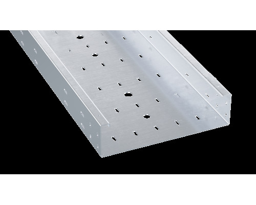 Перфорированный лоток 100х450x3000, 2 мм, AISI 304 ISH1045C | Перфорированный лоток 100х450x3000, 2 мм, AISI 304