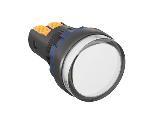 Сигнальный индикатор со встроенным диодом 220В, белый, зажим Plug-In M22L-F220WPP | Сигнальный индикатор со встроенным диодом 220В, белый, зажим Plug-In