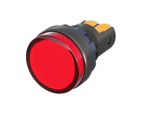 Сигнальный индикатор со встроенным диодом 24В, красный, зажим Plug-In M22L-F24RPP | Сигнальный индикатор со встроенным диодом 24В, красный, зажим Plug-In