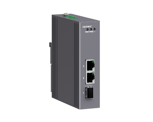 Промышленный медиаконвертер, 3-х портовый, 1х100Base-X SFP слот,2х10/100Base-T(X) портов RJ45, 12-48В DC/18-30В AC, с резервированием N1100-1SFP2T-P2 | Промышленный медиаконвертер, 3-х портовый, 1х100Base-X SFP слот,2х10/100Base-T(X) портов RJ45, 12-48В DC/18-30В AC, с резервированием