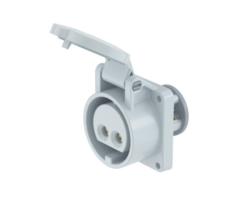 Розетка панельная PSS IP44 32A 2P 50В PSS024-032-05 | Розетка панельная PSS IP44 32A 2P 50В