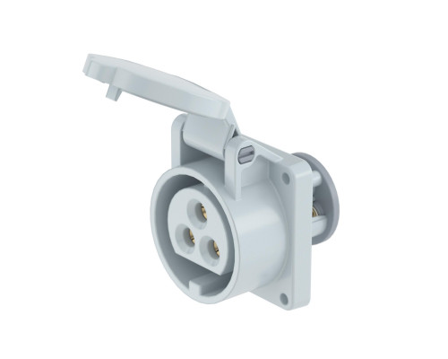 Розетка панельная PSS IP44 16A 3P 50В PSS034-016-05 | Розетка панельная PSS IP44 16A 3P 50В