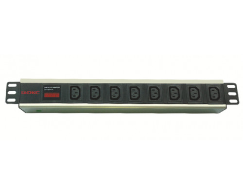 Блок распределения питания (PDU) 19 10A с индикацией, Вых:8 C13,Вх: C14 R519IEC8AMC14 | Блок распределения питания (PDU) 19 10A с индикацией, Вых:8 C13,Вх: C14