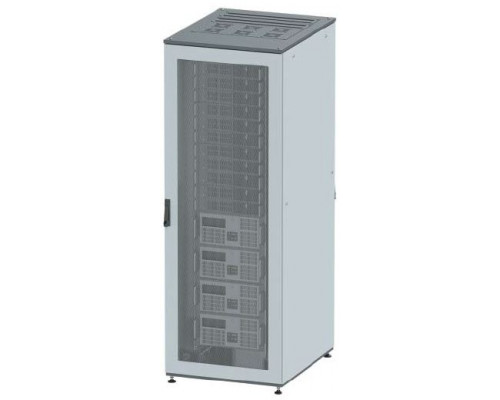 Напольный 19 IT-корпус ДКС серии CQE 42U 600х2000х600, двери перфорированная+перфорированная, панели для крыши, кабельный ввод,RAL7011/7035 R5IT4266PF | Напольный 19 IT-корпус ДКС серии CQE 42U 600х2000х600, двери перфорированная+перфорированная, панели для крыши, кабельный ввод,RAL7011/7035