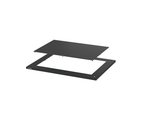 Комплект крыши с фланцем черные RAL9005 ШхГ 300x600 мм RAM power R5NKRF36B | Комплект крыши с фланцем черные RAL9005 ШхГ 300x600 мм RAM power