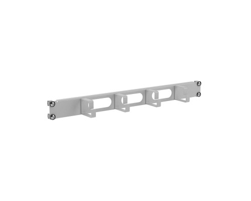 Кабельный органайзер 4 кольца с отверстиями, 1U для 19 IT-корпусов, RAL7035 R5PCF191HE | Кабельный органайзер 4 кольца с отверстиями, 1U для 19 IT-корпусов, RAL7035