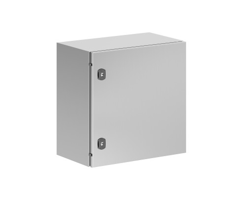 Корпус навесной STH с М/П из нержавеющей cтали AISI304 ВxШxГ 500x500x300 мм, с фланцем, IP66 R5STH0553F-304 | Корпус навесной STH с М/П из нержавеющей cтали AISI304 ВxШxГ 500x500x300 мм, с фланцем, IP66