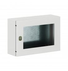 Корпус навесной уличный ST Outdoor с М/П с прозрачной дверью ВxШxГ 400x600x200 мм, IP66