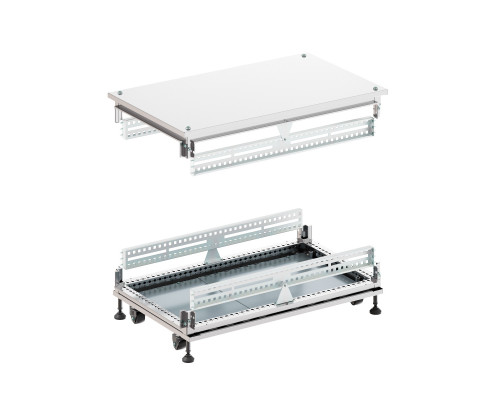 Крыша основание сплошные IT-CQE 600x600, RAL7035 RGIT606S | Крыша основание сплошные IT-CQE 600x600, RAL7035