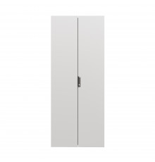 Дверь сплошная двухстворчатая для IT-CQE 1600 x 800 RAL7035