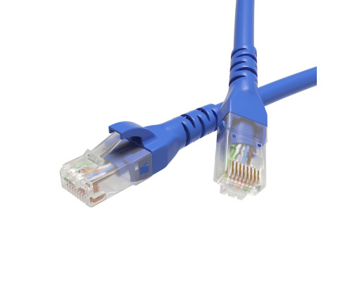 Патч-корд неэкранированный CAT5E U/UTP 4х2, LSZH, синий, 2.0м RN5EUU4520BL | Патч-корд неэкранированный CAT5E U/UTP 4х2, LSZH, синий, 2.0м
