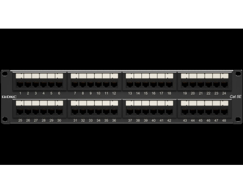 Патч-панель 19,2U,CAT5E, 48 портов RJ45, неэкранированная RN5PPU242 | Патч-панель 19,2U,CAT5E, 48 портов RJ45, неэкранированная