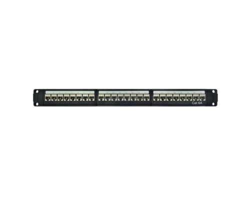 Патч-панель модульная 19, 1U,CAT6A, 24 порта RJ45, экранированная RN6APPF24 | Патч-панель модульная 19, 1U,CAT6A, 24 порта RJ45, экранированная