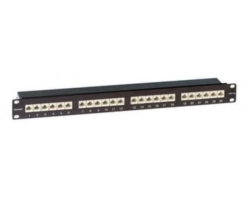 Патч-панель 19,1U,CAT6A, 24 порта RJ45, экранированная RN6APPF241BK | Патч-панель 19,1U,CAT6A, 24 порта RJ45, экранированная