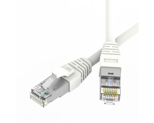 Патч-корд экранированный SLIM CAT6A S/FTP 4х2, 28 AWG, LSZH, белый, 0,3м RN6ASF4503WH-28 | Патч-корд экранированный SLIM CAT6A S/FTP 4х2, 28 AWG, LSZH, белый, 0,3м