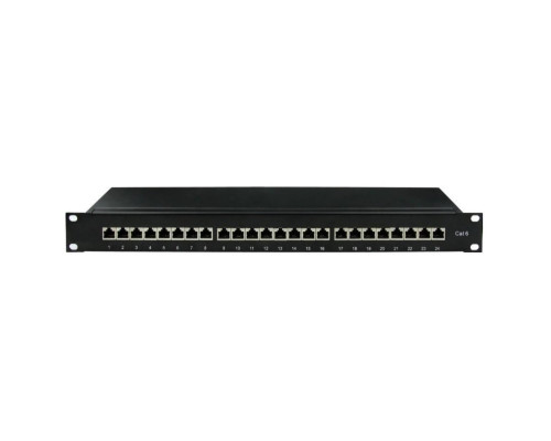 Патч-панель 19,1U, CAT6, 24 порта RJ45, экранированная RN6PPF241 | Патч-панель 19,1U, CAT6, 24 порта RJ45, экранированная
