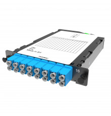 Претерминированная кассета 16 ОВ, OS2, 1xMTP(16)f/8xLC-UPC Duplex, 1/2HU