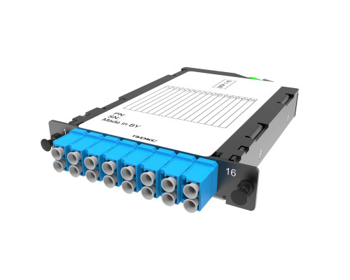 Претерминированная кассета 16 ОВ, OS2, 1xMTP(16)f/8xLC-UPC Duplex, 1/2HU RNCTFLHU16S | Претерминированная кассета 16 ОВ, OS2, 1xMTP(16)f/8xLC-UPC Duplex, 1/2HU