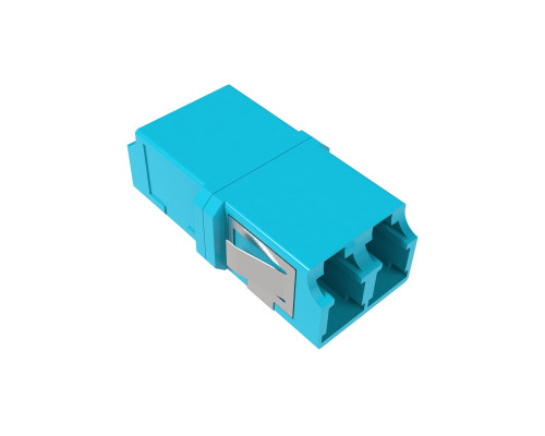 Адаптер LC/UPC-Duplex TOP, Senior/Senior, SC-footprint, ОМ3, бирюзовый RNFA53DLC | Адаптер LC/UPC-Duplex TOP, Senior/Senior, SC-footprint, ОМ3, бирюзовый