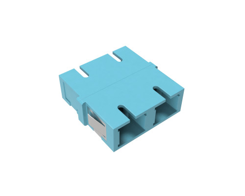 Адаптер SC/UPC-Duplex TOP, ОМ3, бирюзовый RNFA53DSC | Адаптер SC/UPC-Duplex TOP, ОМ3, бирюзовый