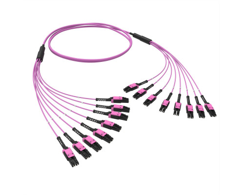 Оптическая разветвительная сборка 16 ОВ, 50/125 OM4, 8xLC-UPC Duplex Uniboot/8xLC-UPC Duplex Uniboot, тип полярности - прямая (Tx-->Rx), 1 м RNFLL16401 | Оптическая разветвительная сборка 16 ОВ, 50/125 OM4, 8xLC-UPC Duplex Uniboot/8xLC-UPC Duplex Uniboot, тип полярности - прямая (Tx-->Rx), 1 м