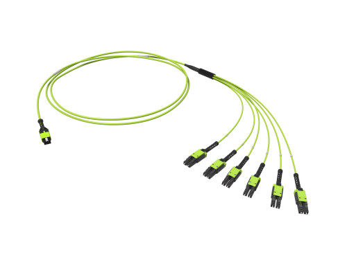 Оптическая разветвительная сборка 12ОВ 50/125 OM5, 1xMTP PRO(12)/6хLC Duplex Uniboot, 5м (предустановленная конфигурация: MTP Male, тип полярности - прямая (Tx-->Rx) RNFML12V05 | Оптическая разветвительная сборка 12ОВ 50/125 OM5, 1xMTP PRO(12)/6хLC Duplex Uniboot, 5м (предустановленная конфигурация: MTP Male, тип полярности - прямая (Tx-->Rx)