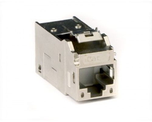 Модуль Keystone RJ45 CAT6A экранированный, серебристый (форм-фактор МС) RNK6AFSL | Модуль Keystone RJ45 CAT6A экранированный, серебристый (форм-фактор МС)