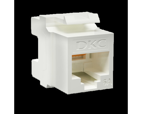 Модуль Keystone RJ45 CAT6А неэкранированный, 180 градусов, белый(форм-фактор A10) RNK6AU180WH | Модуль Keystone RJ45 CAT6А неэкранированный, 180 градусов, белый(форм-фактор A10)
