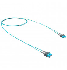 Оптический коммутационный шнур Duplеx SC/UPC-SC/UPC, 50/125 (OM3), 5 м