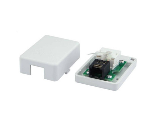 Универсальная розетка CAT5E Keystone, 1 порт RNW5E1WH | Универсальная розетка CAT5E Keystone, 1 порт