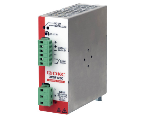 Источник питания OPTIMAL POWER, однофазный, 120Вт, 2.5А, 48В, с ORing диодом XCSF120DP | Источник питания OPTIMAL POWER, однофазный, 120Вт, 2.5А, 48В, с ORing диодом