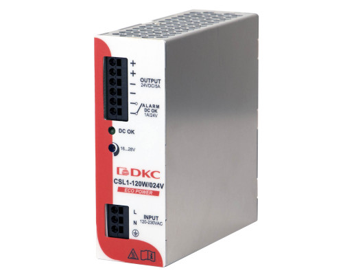Источник питания ECO POWER, однофазный, 120Вт, 5А, 24В XCSL1120W024VAA | Источник питания ECO POWER, однофазный, 120Вт, 5А, 24В