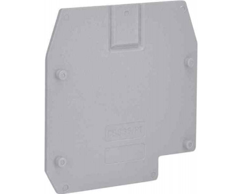 CBC.35/PTGR, торцевой изолятор серый для СВС35 ZCB351GR | CBC.35/PTGR, торцевой изолятор серый для СВС35