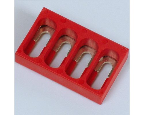 HSCB/6/PO/4, короткозамкнутая перемычка, 4 полюса ZHB204-RET | HSCB/6/PO/4, короткозамкнутая перемычка, 4 полюса