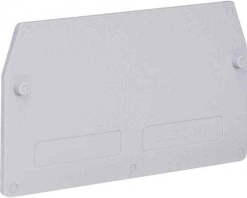 SCB/4/PT/GR, торцевой изолятор серый для SCB.5 ZSB301GR | SCB/4/PT/GR, торцевой изолятор серый для SCB.5