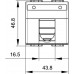 76666B | Компьютерная розетка RJ-45, кат.5Е, экранированная, белая, 2мод