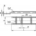 LL5040ZL | Лестничный лоток 50х400, L 3000, цинк-ламельный