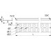 3526712HDZ | Лоток перфорированный 500х50 L 3000 толщ. 1,2 мм, горячеоцинкованный